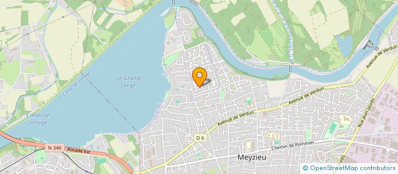 localisation de l'entreprise YEILLETA  MEYZIEU