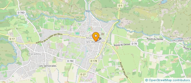 localisation de l'entreprise YEIMY'S BAKERY  MAUSSANE-LES-ALPILLES