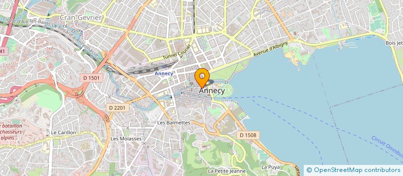 localisation de l'entreprise YEISA à ANNECY