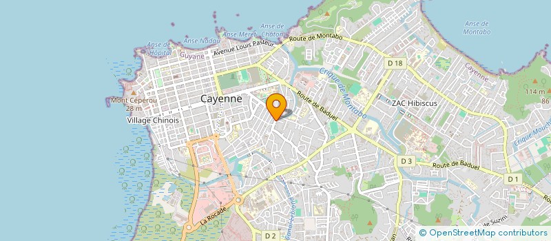 localisation de l'entreprise YEJEAN  CAYENNE