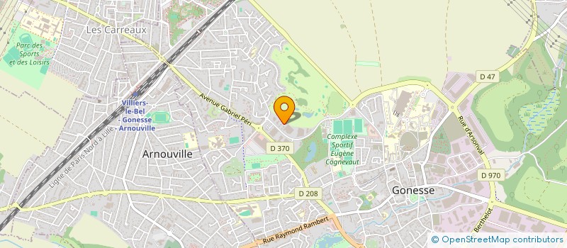 localisation de l'entreprise YEK GESTION à GONESSE