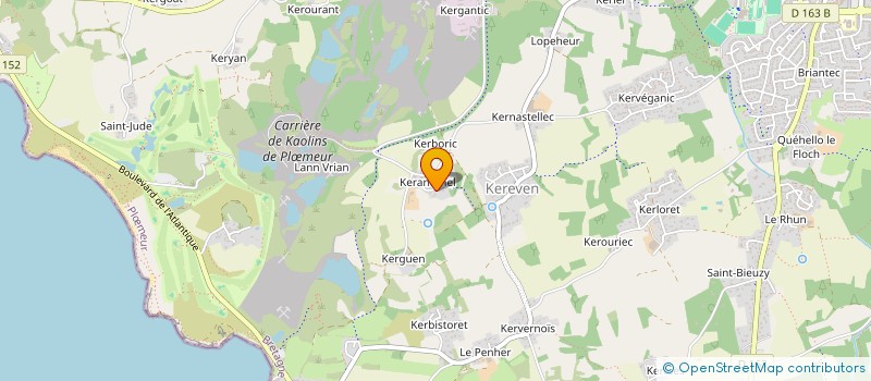 localisation de l'entreprise YEKA TOSHI à PLOEMEUR