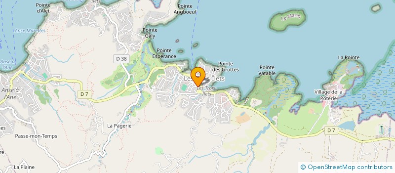 localisation de l'entreprise YEKRIII EN TCHE LILET'LA  LES TROIS-ILETS