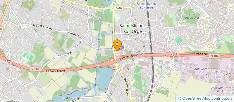 localisation de l'entreprise YEKTA à BRETIGNY-SUR-ORGE