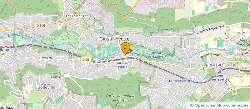 localisation de l'entreprise YEL RE LC57-M1  GIF-SUR-YVETTE