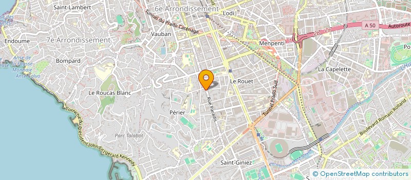 localisation de l'entreprise YELADIM à MARSEILLE