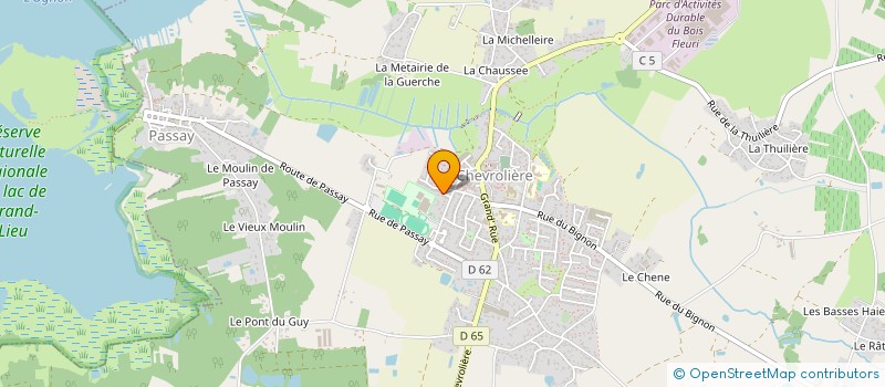 localisation de l'entreprise YELAU SERVICES à LA CHEVROLIERE
