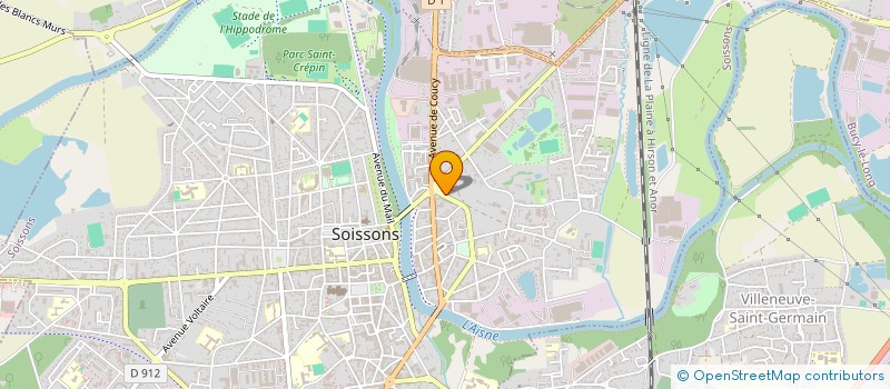 localisation de l'entreprise YELE à SOISSONS