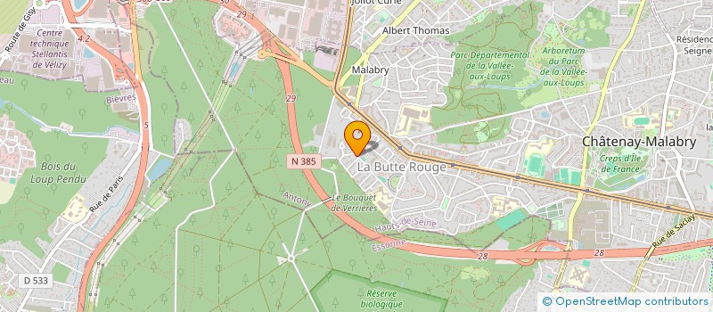 localisation de l'entreprise YELH à CHATENAY-MALABRY