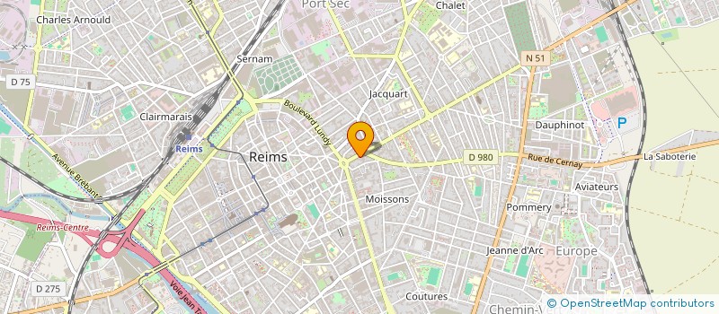 localisation de l'entreprise YELIS  REIMS