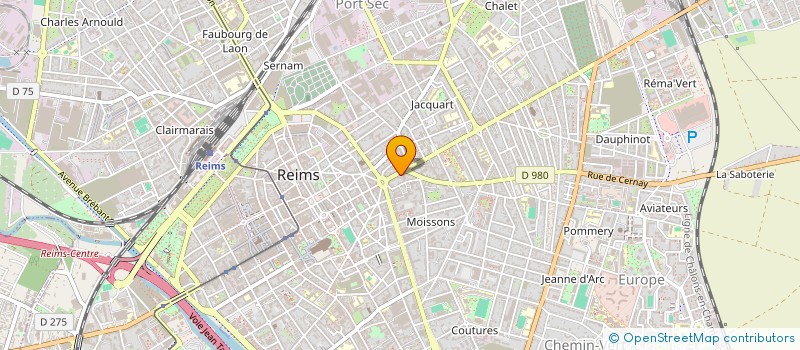 localisation de l'entreprise YELIS IMMOBILIER  REIMS