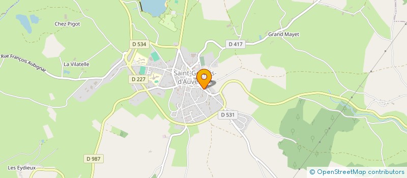 localisation de l'entreprise YELISA - DANSE, MUSIQUE ET CULTURE D'AFRIQUE  SAINT-GERVAIS-D'AUVERGNE