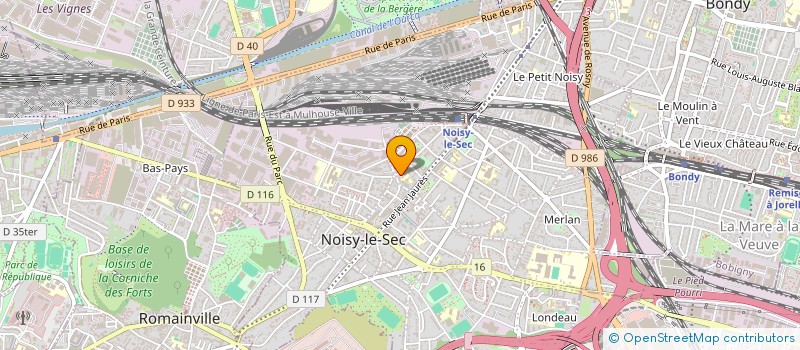 localisation de l'entreprise YELIZ à NOISY-LE-SEC