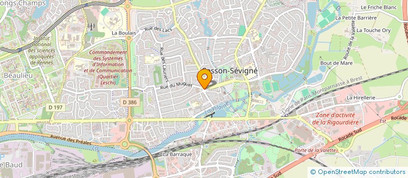 localisation de l'entreprise YELL HOLDING  CESSON-SEVIGNE