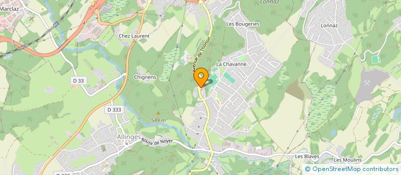 localisation de l'entreprise YELL MECHANICS  ALLINGES