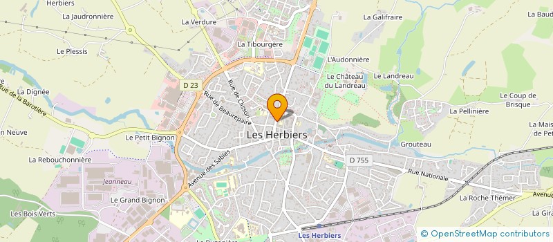 localisation de l'entreprise YELLA BANANA à LES HERBIERS
