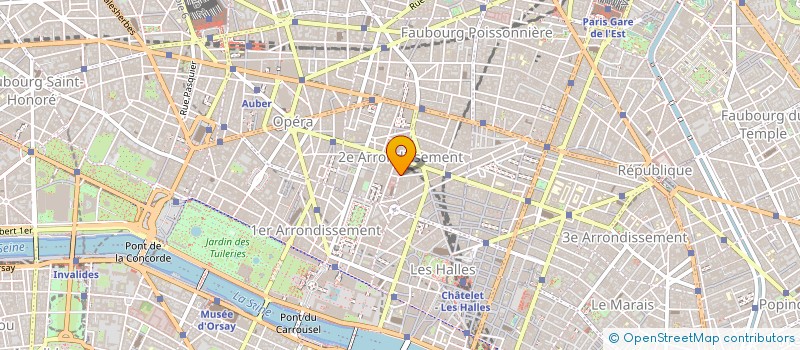 localisation de l'entreprise YELLOFFICE à PARIS
