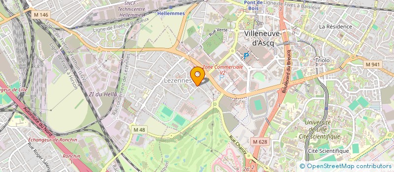 localisation de l'entreprise YELLOOW à LILLE
