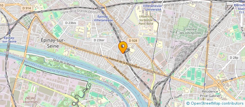 localisation de l'entreprise YELLOW à EPINAY-SUR-SEINE