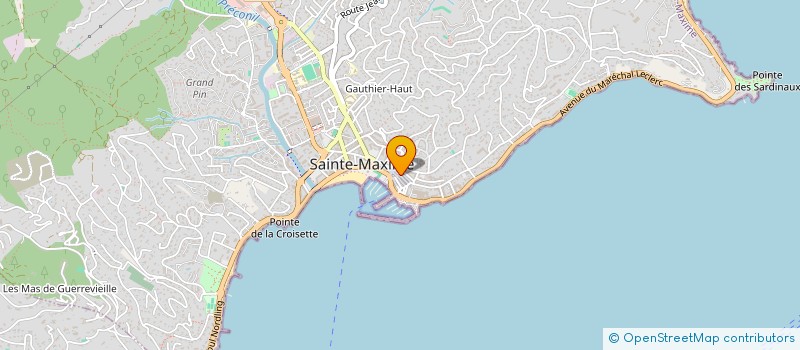 localisation de l'entreprise YELLOW  SAINTE-MAXIME