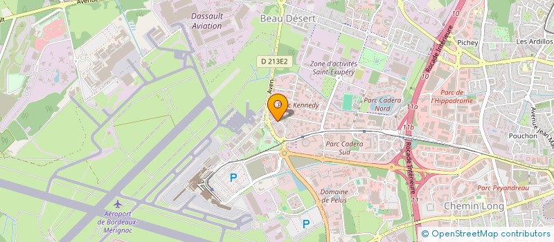 localisation de l'entreprise YELLOW  MERIGNAC