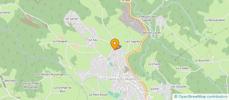 localisation de l'entreprise YELLOW  SAINT-JUST-MALMONT