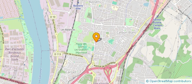 localisation de l'entreprise YELLOW  CARBON-BLANC