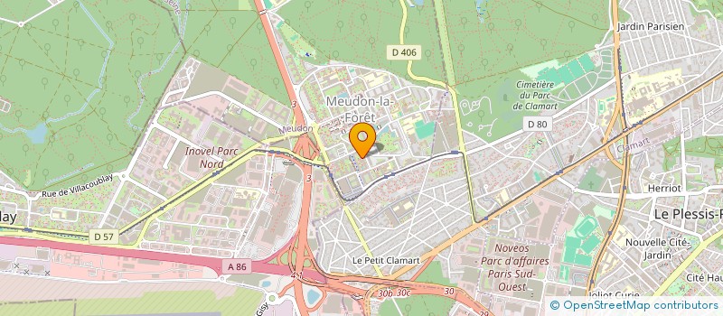 localisation de l'entreprise YELLOW  MEUDON