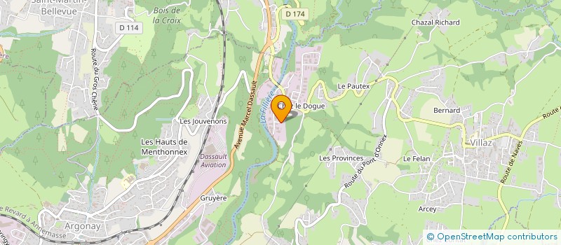 localisation de l'entreprise YELLOW BOAT  VILLAZ