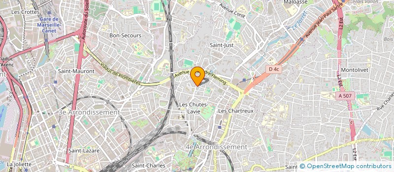 localisation de l'entreprise YELLOW DOG à MARSEILLE