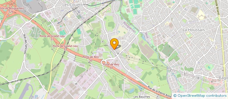 localisation de l'entreprise YELLOW ELECTRICITE à BOUGUENAIS