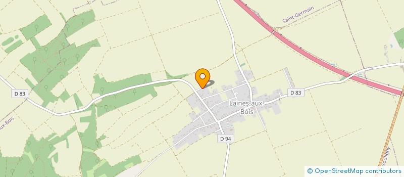 localisation de l'entreprise YELLOW FORK  LAINES-AUX-BOIS