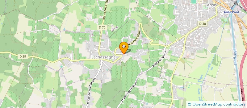 localisation de l'entreprise YELLOW FROG à LACHASSAGNE