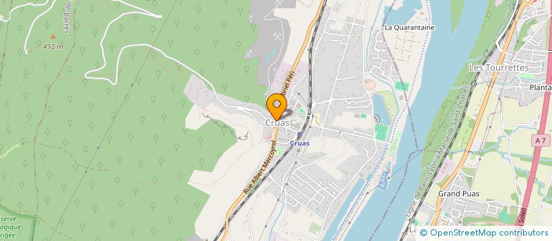 localisation de l'entreprise YELLOW HEART  CRUAS