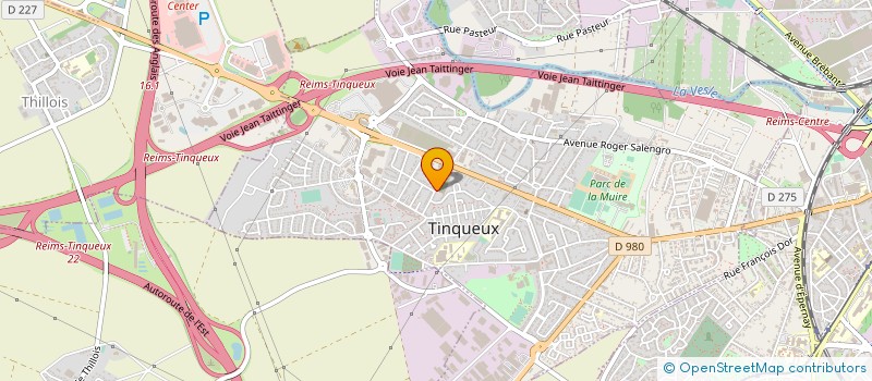 localisation de l'entreprise YELLOW HOUSE REIMS  TINQUEUX