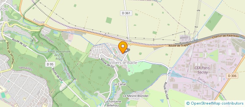 localisation de l'entreprise YELLOW LEAF MUSIC  VILLIERS-LE-BACLE