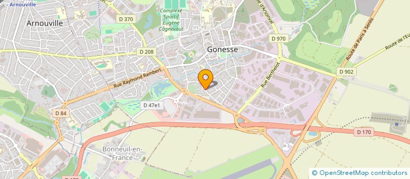 localisation de l'entreprise YELLOW ONE  GONESSE