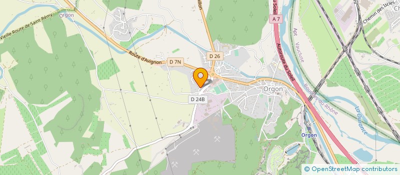 localisation de l'entreprise YELLOW RECORD  ORGON