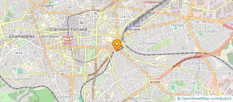 localisation de l'entreprise YELLOW SQUARE  CLERMONT-FERRAND