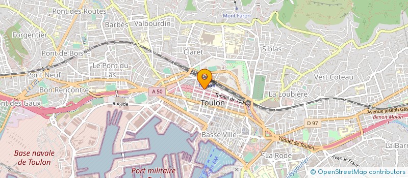 localisation de l'entreprise YELLOW STONE  TOULON