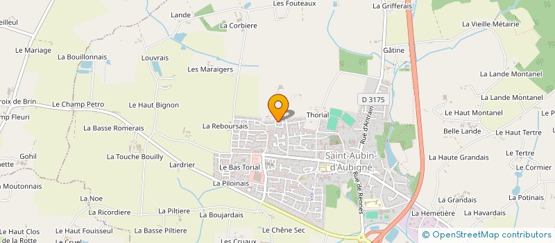 localisation de l'entreprise YELLOW WASH  SAINT-AUBIN-D'AUBIGNE