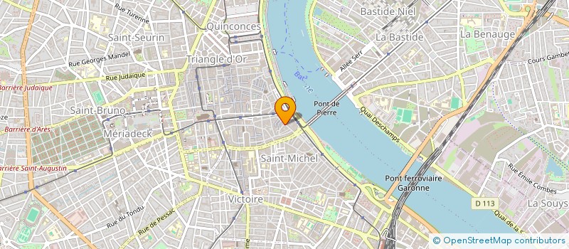 localisation de l'entreprise YELLOWCOM  BORDEAUX