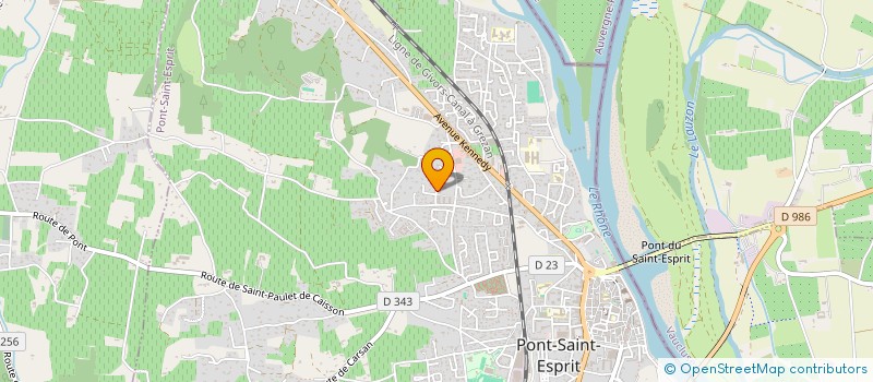 localisation de l'entreprise YELLOWSTONE  PONT-SAINT-ESPRIT