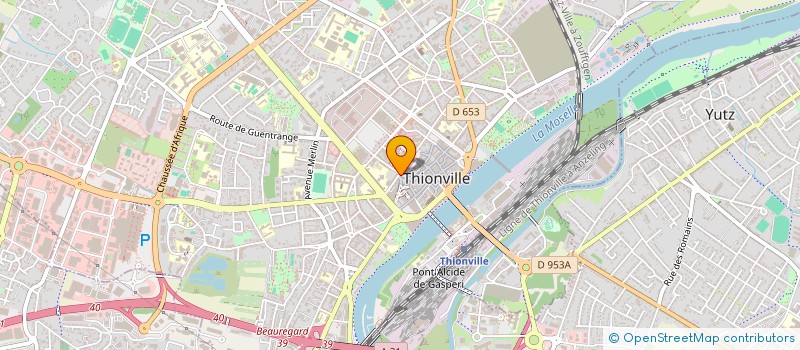 localisation de l'entreprise YELLOWSTONE  THIONVILLE