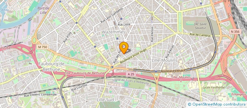 localisation de l'entreprise YELLOWSTORM à LILLE
