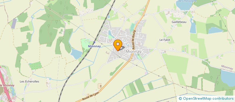 localisation de l'entreprise YELLOWTIE à MIONNAY