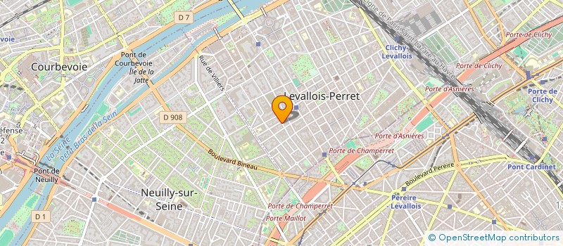 localisation de l'entreprise YELO CONSULTING à LEVALLOIS-PERRET