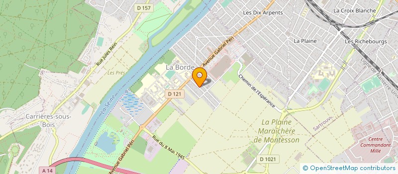 localisation de l'entreprise YELPP INFORMATIQUE à COURBEVOIE