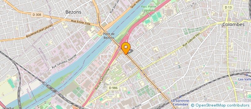 localisation de l'entreprise YEM GENIE CLIMATIQUE à COLOMBES