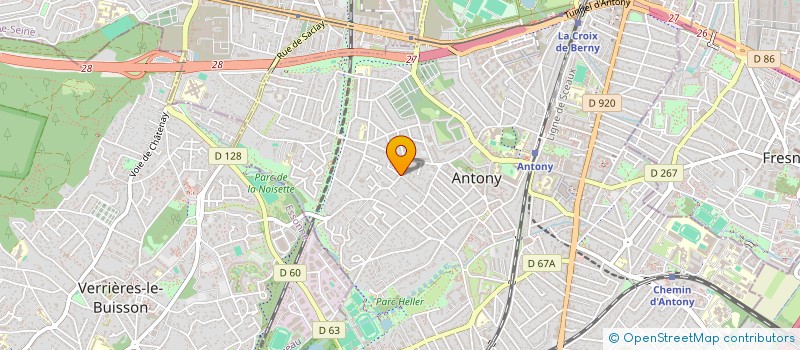 localisation de l'entreprise YEMA à ANTONY
